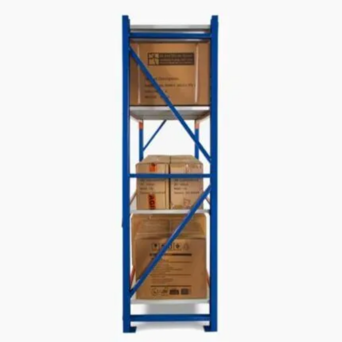 4 Tier (300kg) 100L*60W*200H cm Metal Warehouse Racking Storage Garage Shelving
