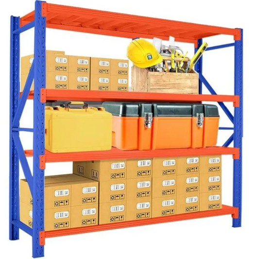 4 Tier Rack Storage Metal Shelving Rack (200L * 60D *200Hcm) Weight Capacity 200kg