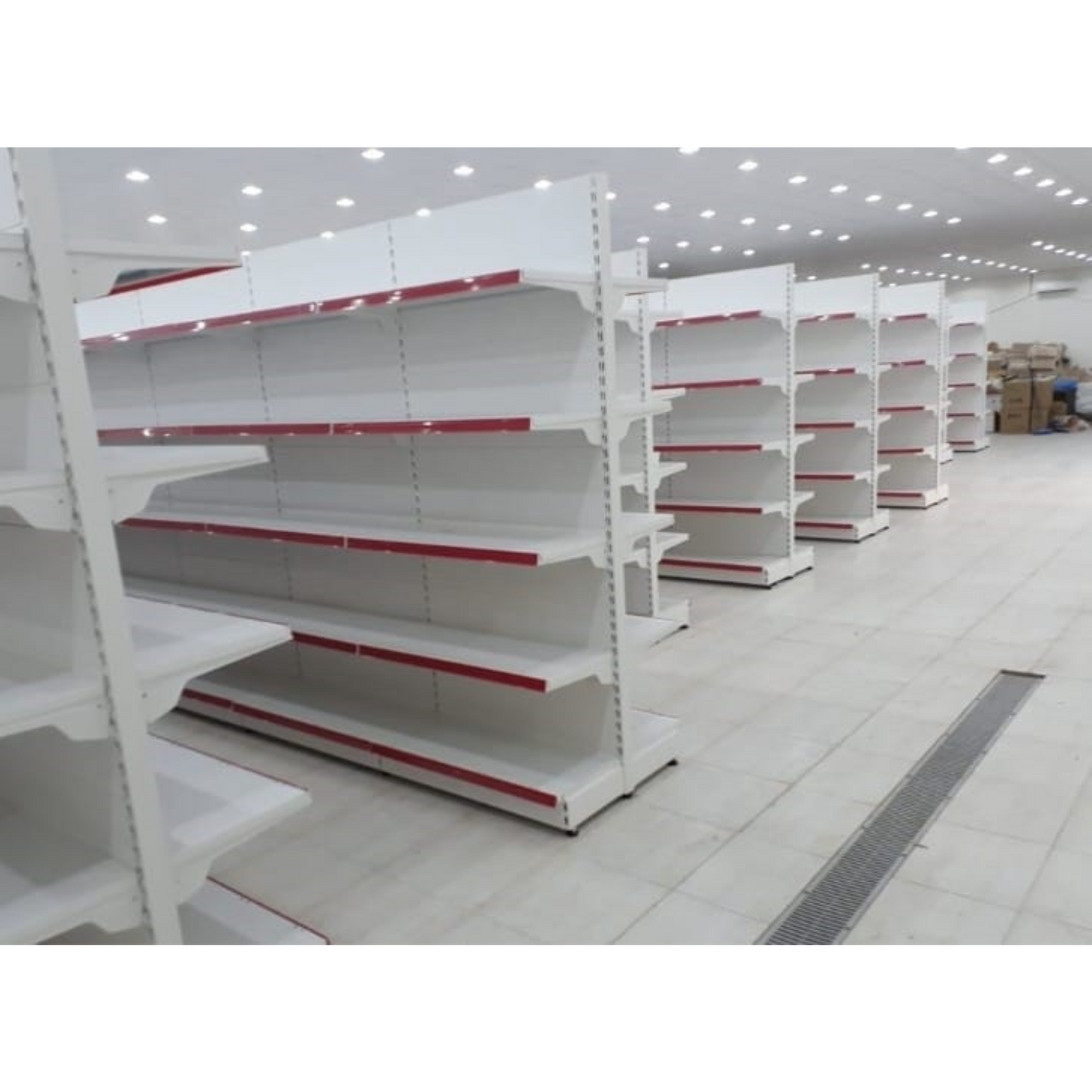 5 Level 100L x35D x200H Single Sided Set Grocery, Store Gondola , Retail, Display, Supermarket, Shelf
