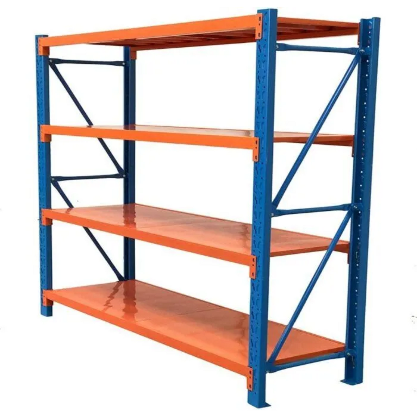 4 Tier (300kg) 100L*60W*200H cm Metal Warehouse Racking Storage Garage Shelving