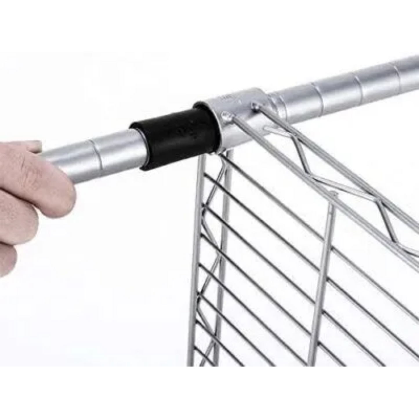 4-Shelf 180L x 45W x 180L CM Wire Rack, Chrome 150kg