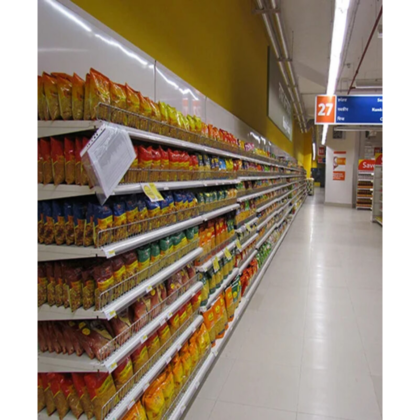 5 Level 100L x35D x200H Single Sided Set Grocery, Store Gondola , Retail, Display, Supermarket, Shelf