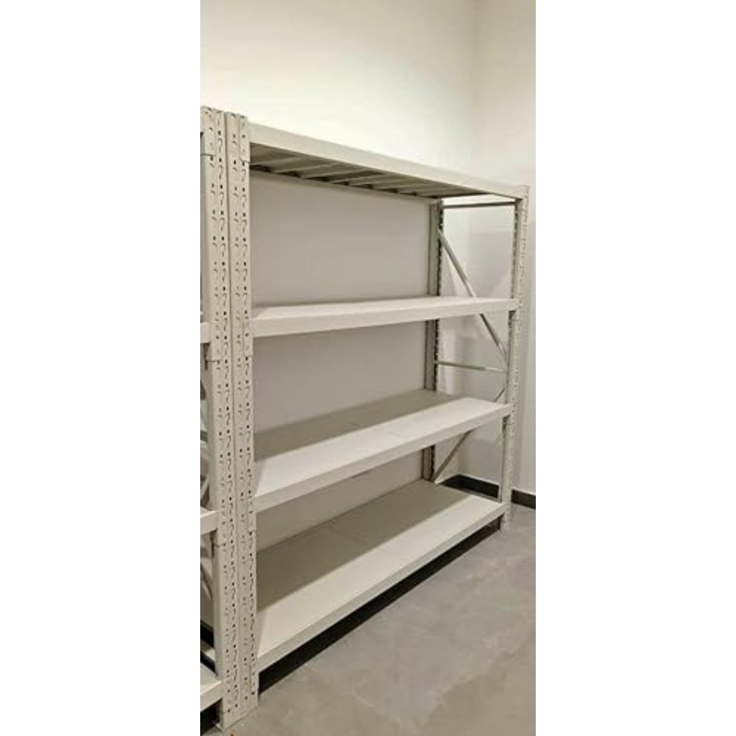400kgs (200L *60D* 200Hcm) White Storage Racks