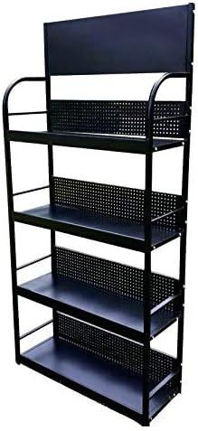 4Tier Engine Oil Rack for Gas Station Lubricant Display Stand