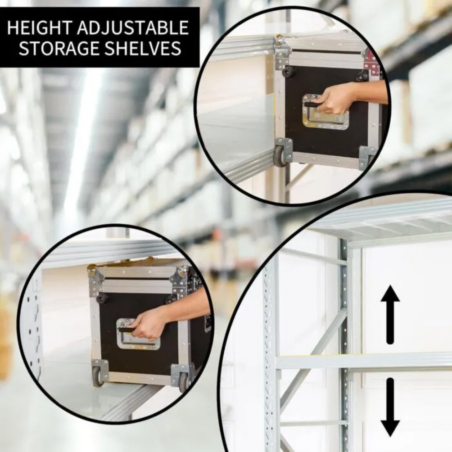 300kg 4Level 200cm Length x 60cm Depth x 200cm height White Shelving