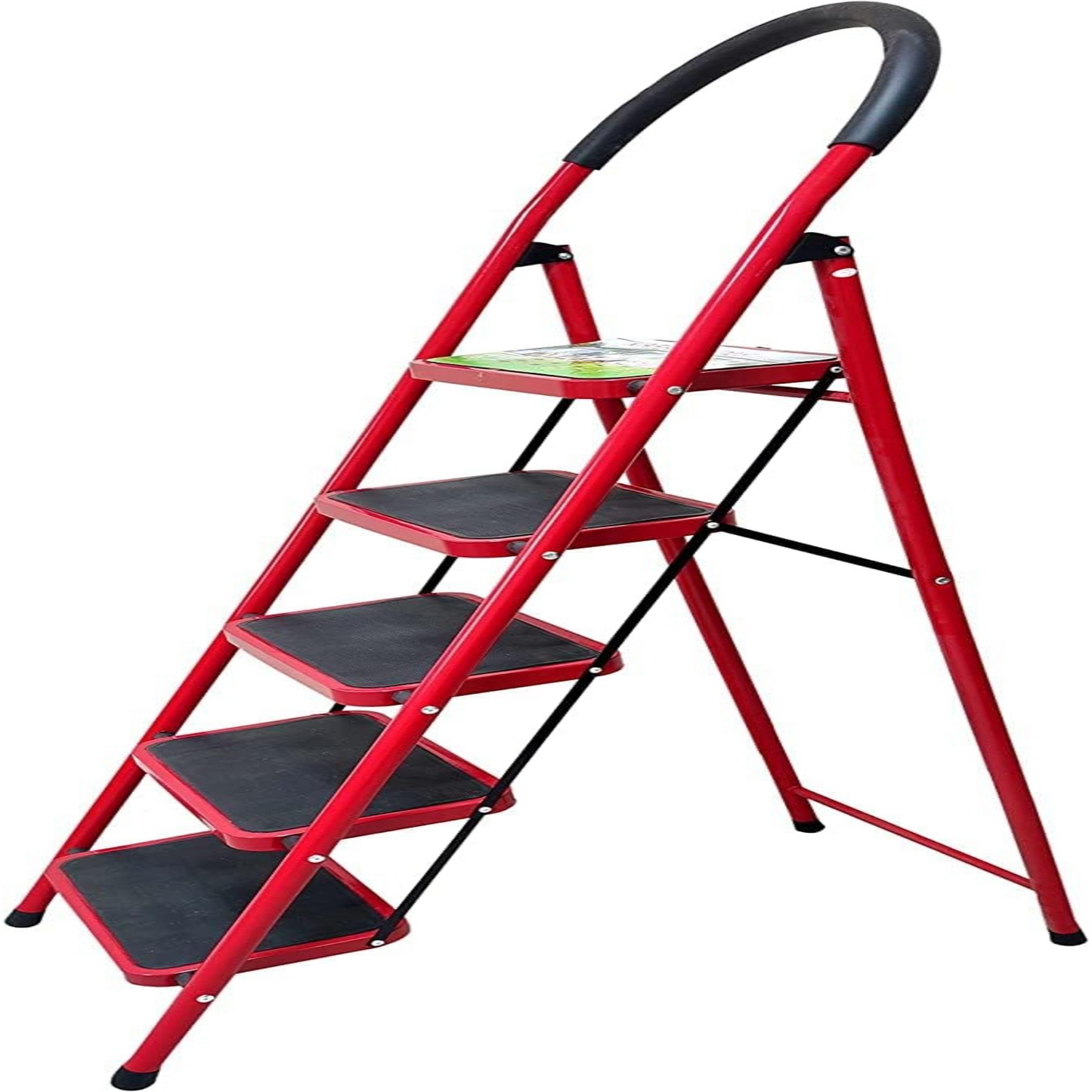 I BEST Folding Steps Steel Ladder Domestic Light Stepladder Household Combination Multi Function Ladders Indoor Outdoor