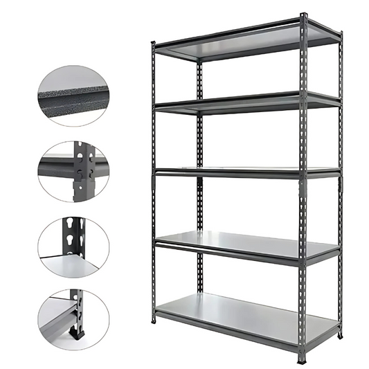 5 Tier (200KG Per Shelf) Rivet Shelves Storage Rack