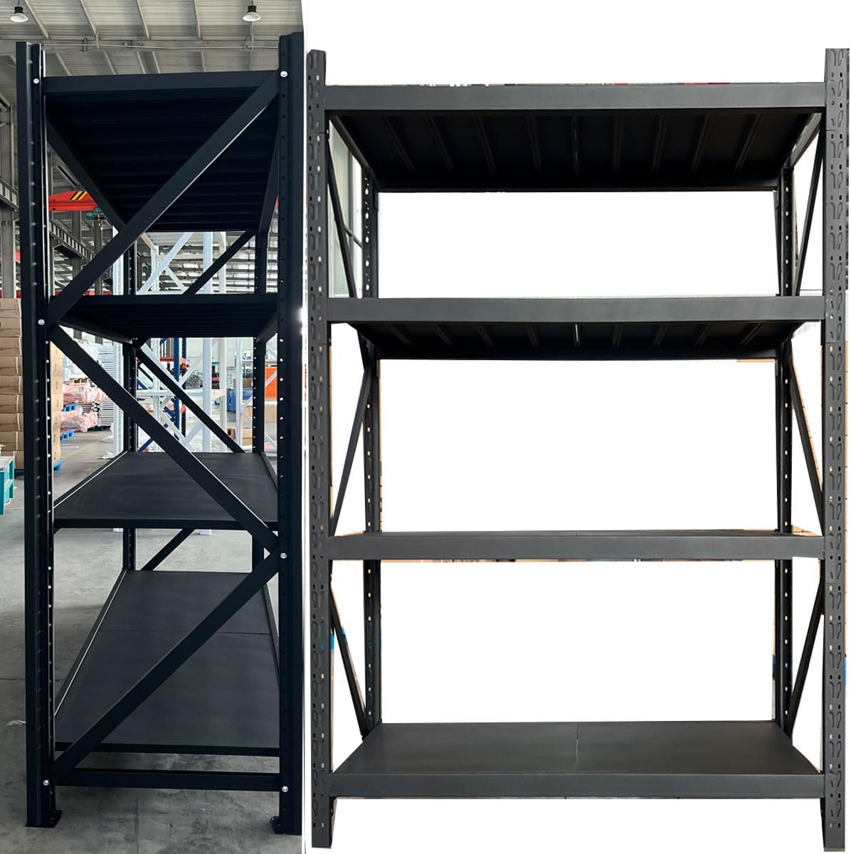 300kg L150*60D*200Hcm Medium Duty Garage Storage Shelving Racks