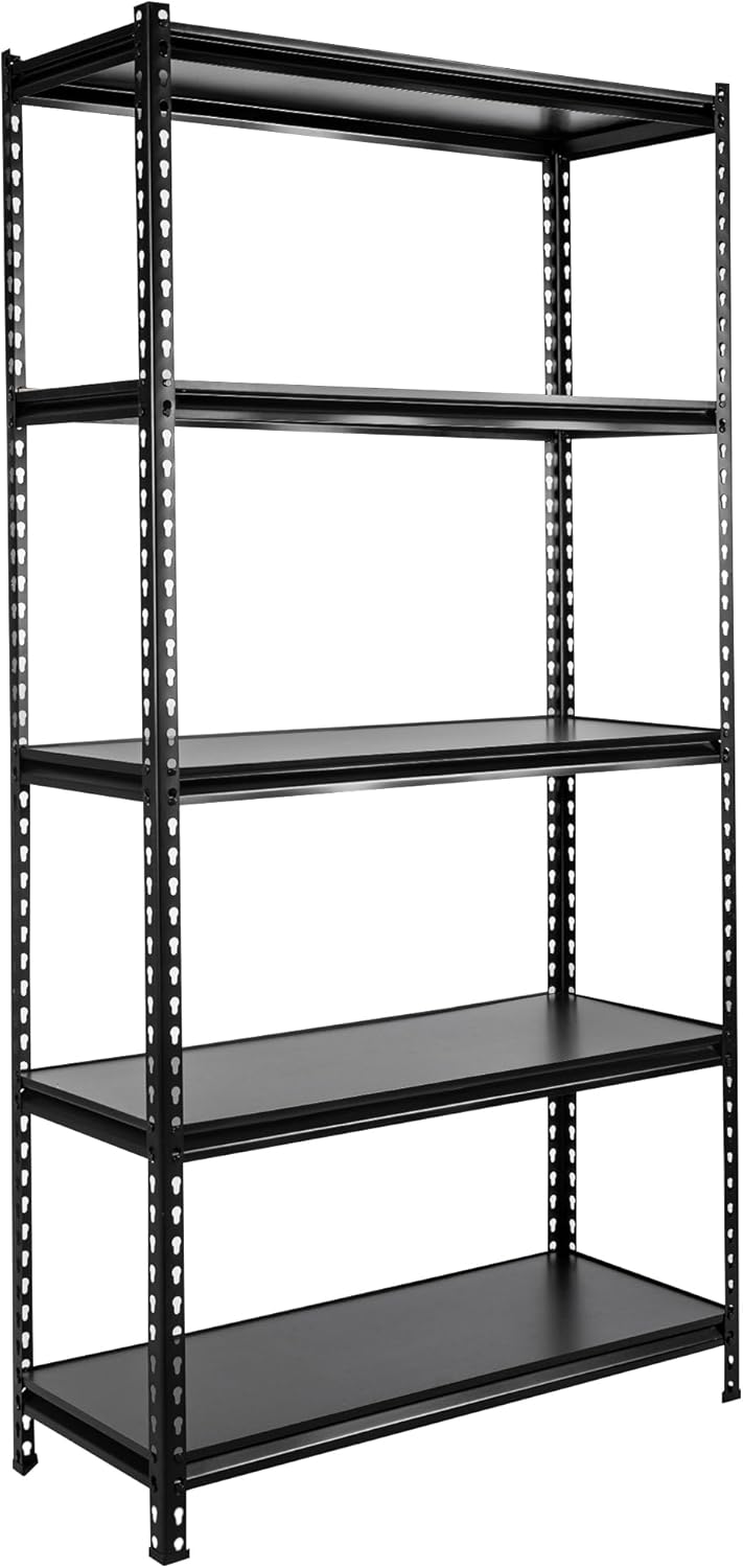 200kg x 5 Tier (90L *45D *200Hcm) Boltless Angle Shelf Storage Shelves