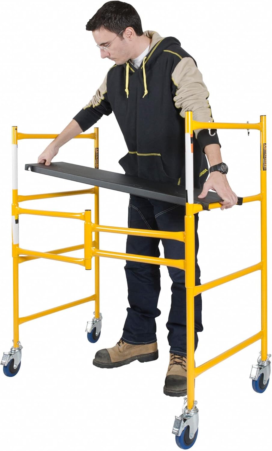 Mini Folding Steel Scaffold - 500-Lb. Capacity, Model Number I-IMCN