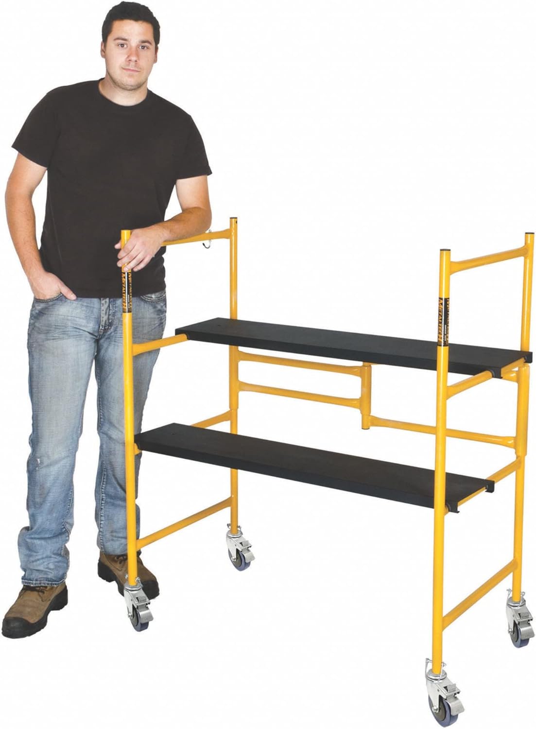 Mini Folding Steel Scaffold - 500-Lb. Capacity, Model Number I-IMCN