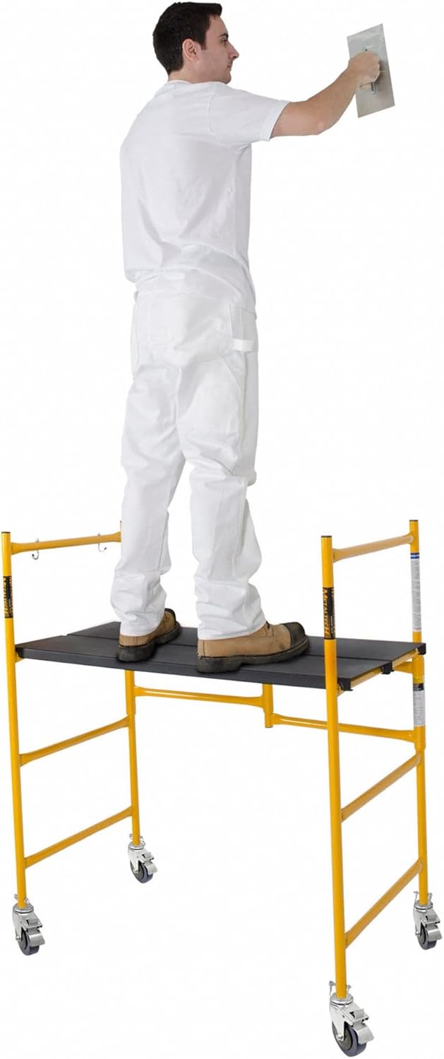 Mini Folding Steel Scaffold - 500-Lb. Capacity, Model Number I-IMCN