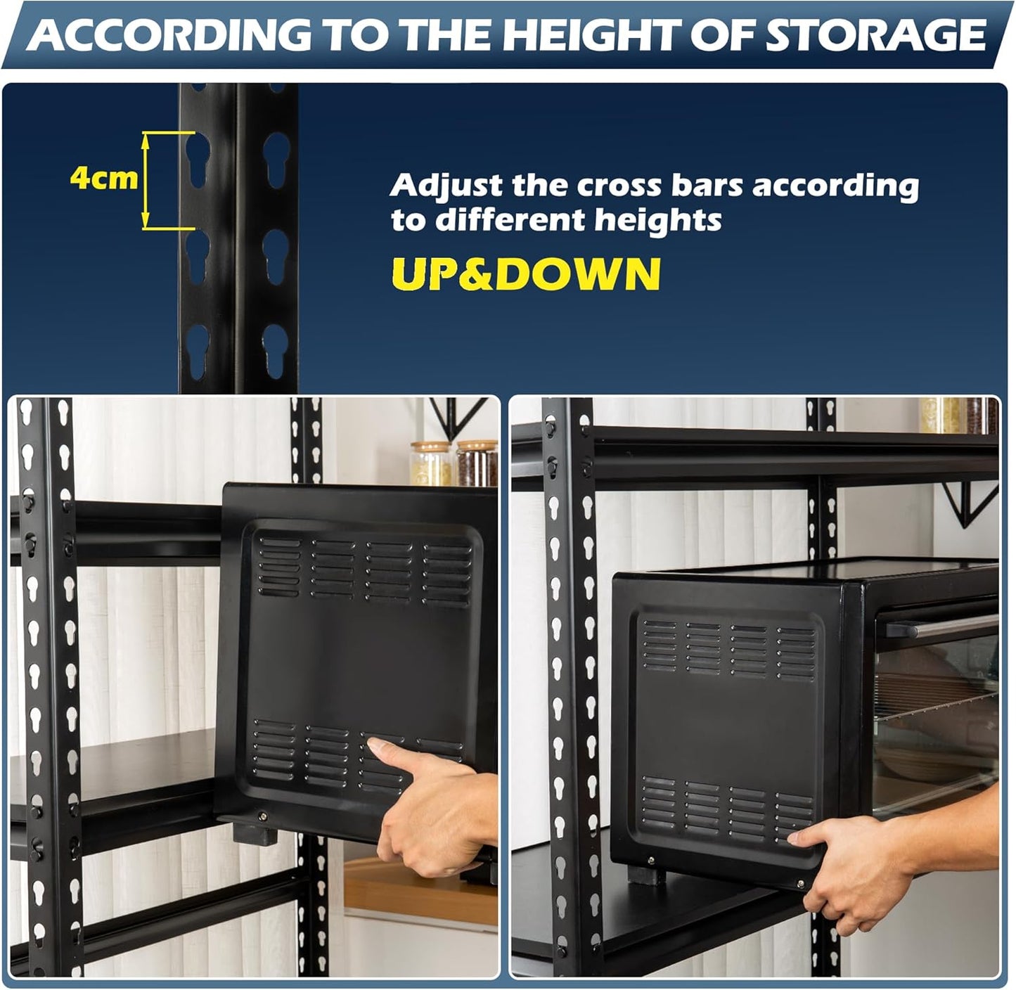 200kg x 5 Tier (90L *45D *200Hcm) Boltless Angle Shelf Storage Shelves