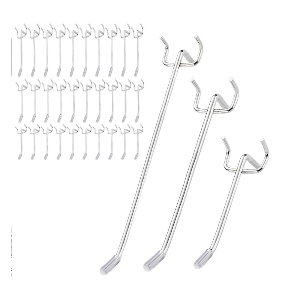 20cm Peg Board Slat Wall Slatwall Hooks
