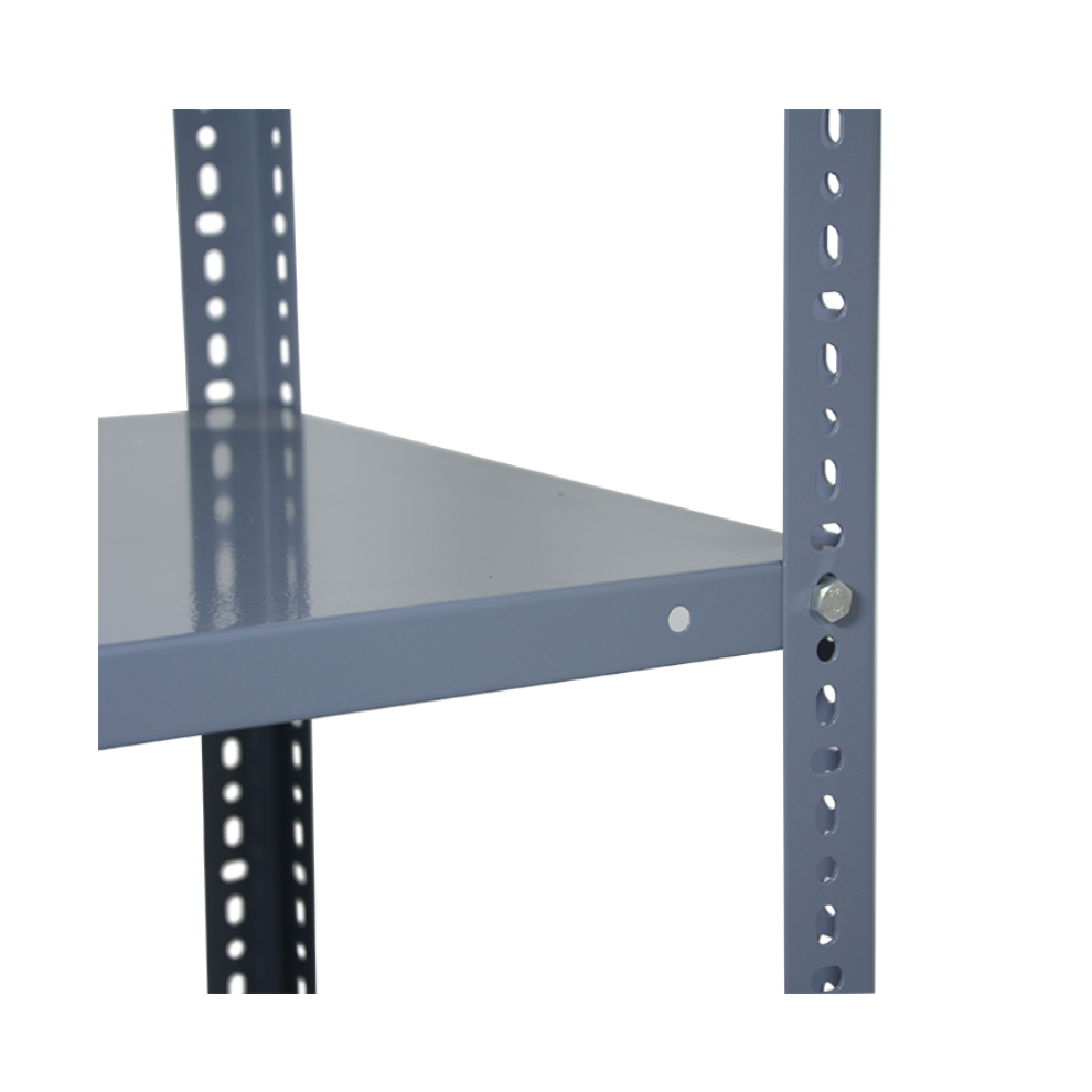 5 Level Adjustable Metal Storage Steel Slotted Angle Shelving Units