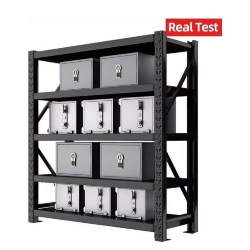 Warehouse Garage Shelf-4 Tier Storage Rack Shelving Unit 200kg (200L*60D*200Hcm)