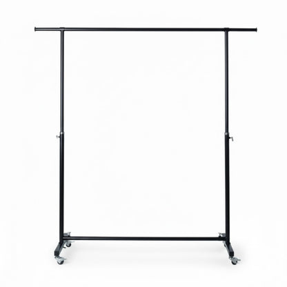 Single Garment Rack 120cm Black | Heavy Duty Clothes Stand
