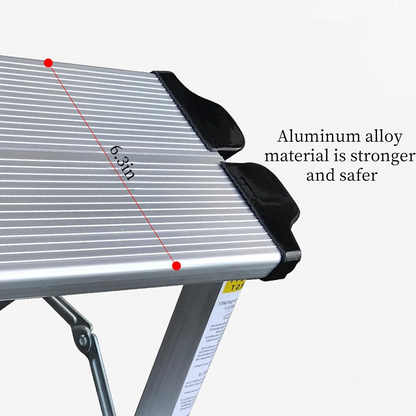 Aluminium Alloy Bilateral Ladders, Stepladders Folding Ladder Stool