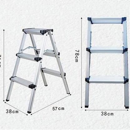 Aluminium Alloy Bilateral Ladders, Stepladders Folding Ladder Stool