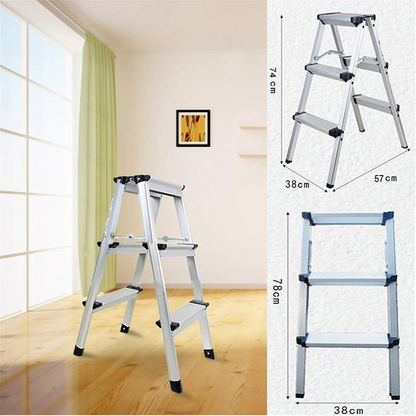 Aluminium Alloy Bilateral Ladders, Stepladders Folding Ladder Stool