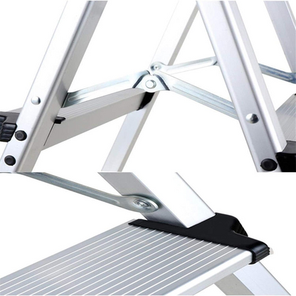 Aluminium Alloy Bilateral Ladders, Stepladders Folding Ladder Stool
