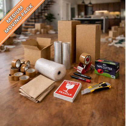 Moving & Packing Kit | 5-Ply Boxes 440×440cm | Pack of 47Pcs | Home Shifting