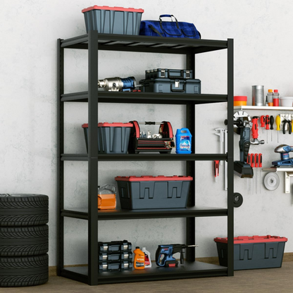 5Tier (150L* 45D*1980Hcm) Bolt less Shelves Bolt Free Racking 200kg