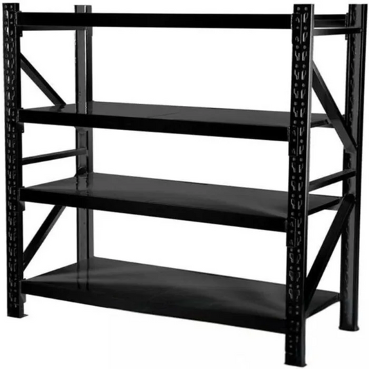 300kg 4 Steps 150m (L) x 2m (H) x 60cm (D) Heavy Duty Garage Metal Shelving