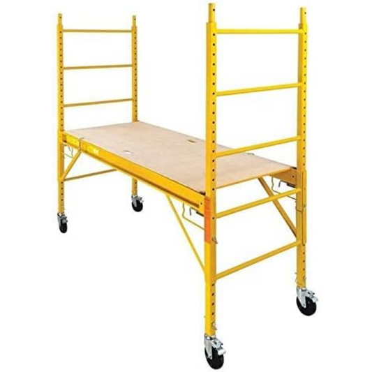 Steel Multi-Purpose Scaffolding (MS6S) Bakers Scaffold Unit casters and deck. Stackable