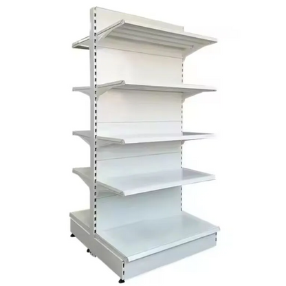 5 Level Double Sinded Gondola Supermarket Retail Store Display Shelves Rack