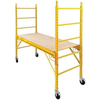 Steel Multi-Purpose Scaffolding (MS6S) Bakers Scaffold Unit casters and deck. Stackable