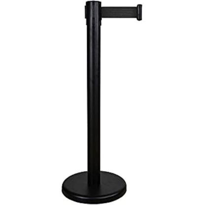 Stainless Steel Retractable Belt Queue Barrier (1PC)