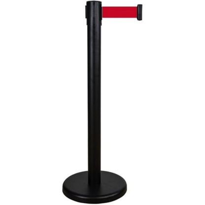Stainless Steel Retractable Belt Queue Barrier (1PC)