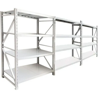 4 Tier (200L*60D*200Hcm) 300kg Diamond Hole Warehouse Garage Storage Shelf Shelving Unit
