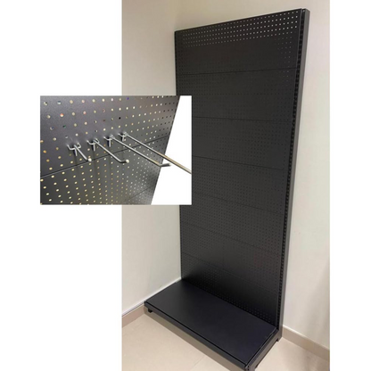 Pegboard Display Stand Shelf for Jewelry Tools, Peg Board Accessories Rack Organizer