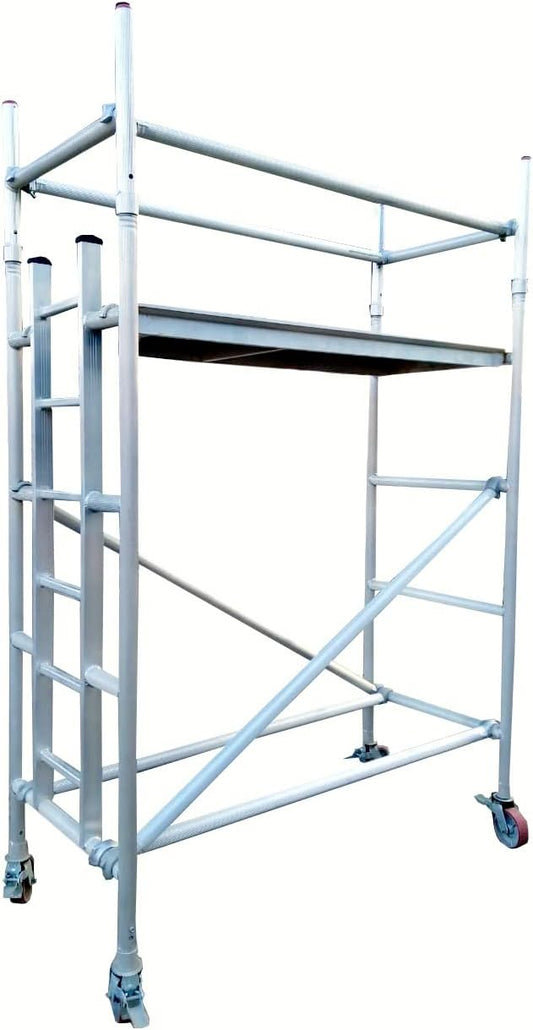 Aluminium Scaffolding Light Weight Heavy Duty 2mtr Height With Wheels 80 x 180