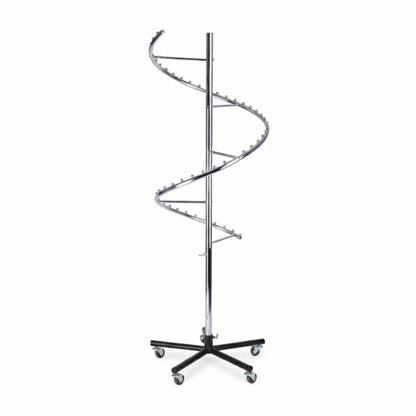 S-Type Garment Rack | Chrome Clothing Display Stand