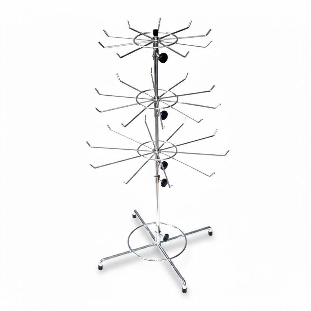 3-Tier Socks Display Stand | Retail Sock Rack
