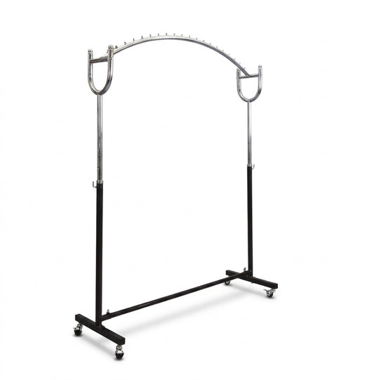 120cm Garment Rack Black & Chrome | Retail Clothes Display Rack