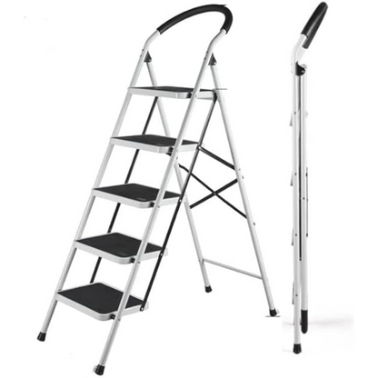 I BEST Folding Steps Steel Ladder Domestic Light Stepladder Household Combination Multi Function Ladders Indoor Outdoor