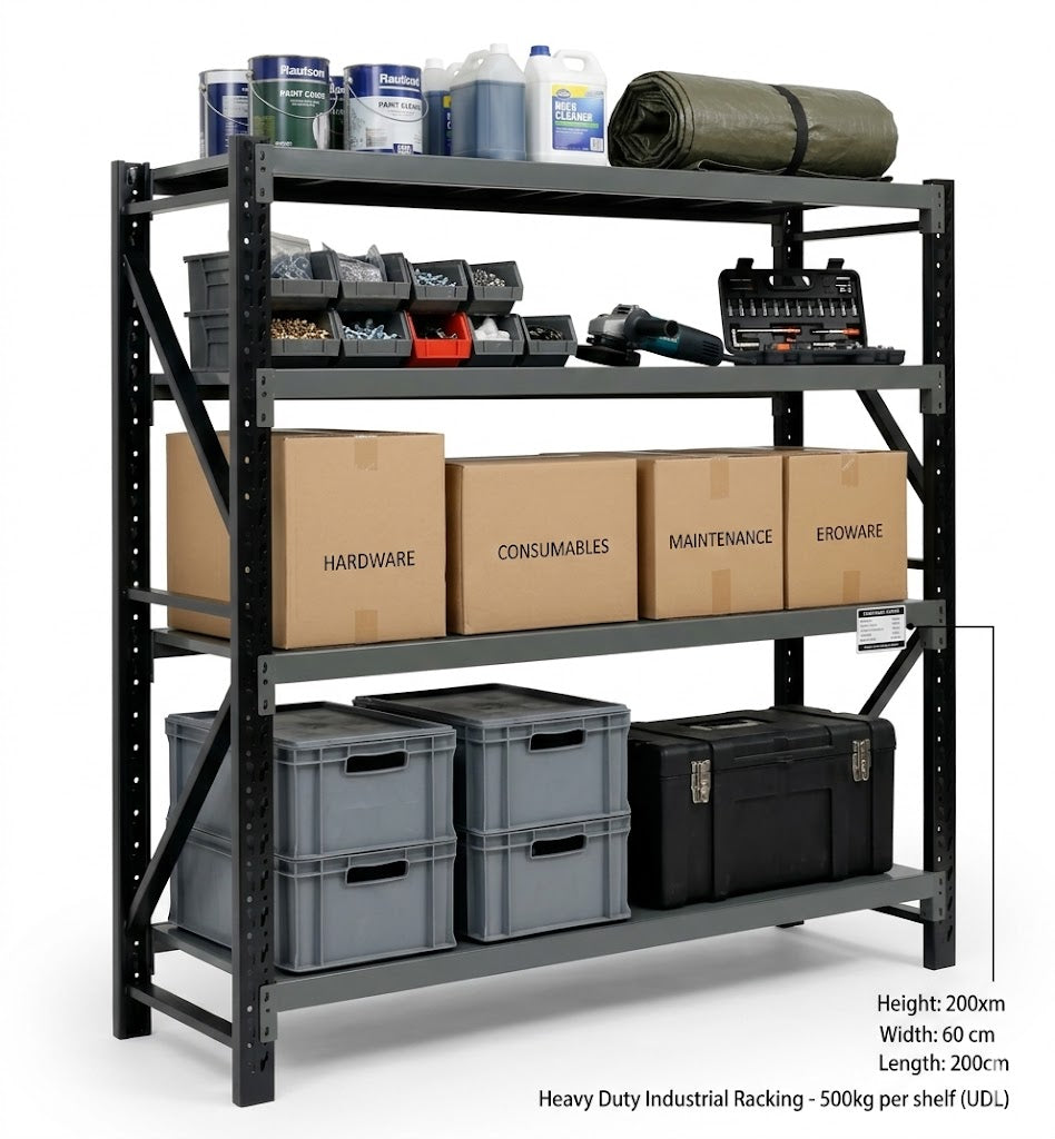 Four Tier Racking Metal Heavy Duty 4-Tier Metal Storage Rack – I BEST FZE