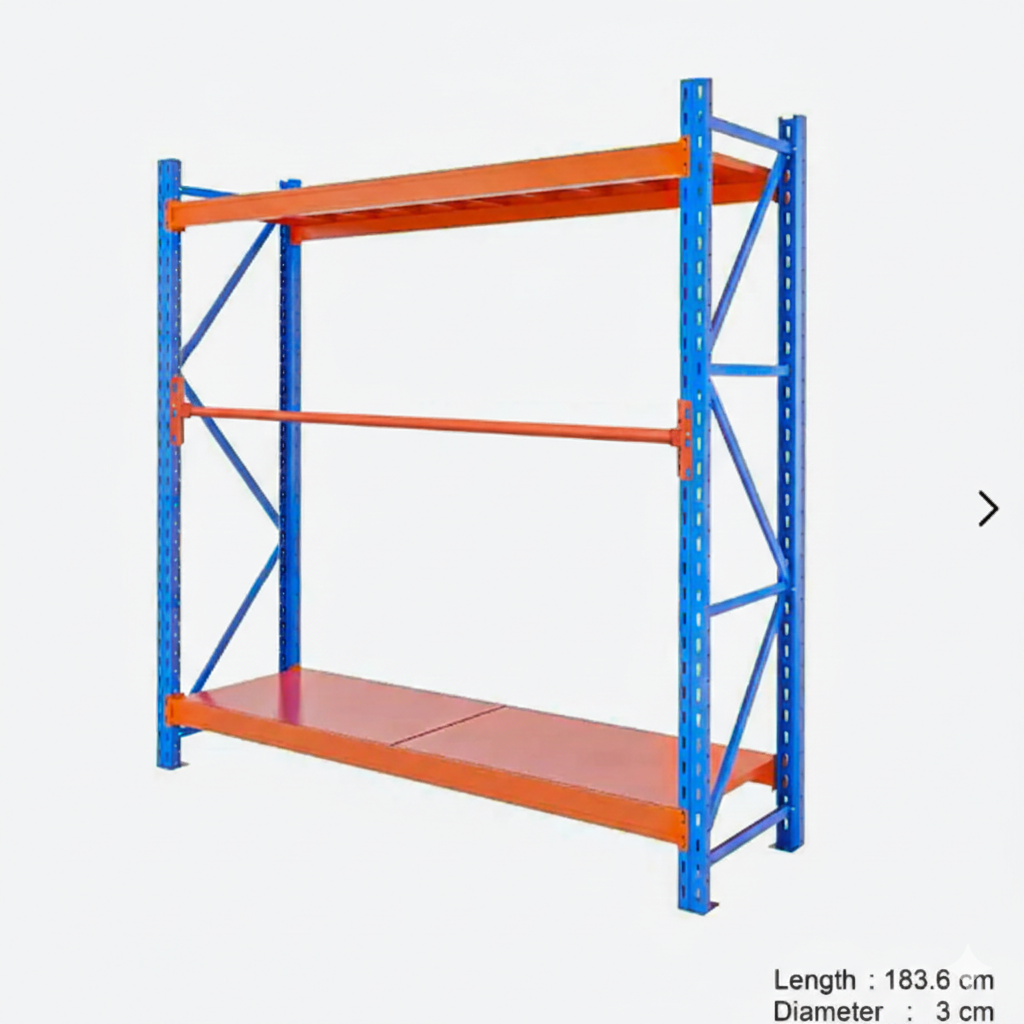 Hanging Rod for Storage Shelving Rack