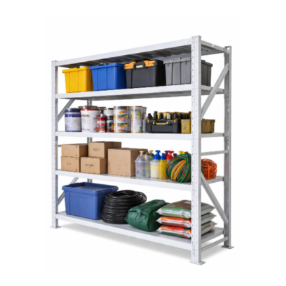 Metal Racking White Premium White Heavy Duty Metal Rack (200kg) – I BEST FZE