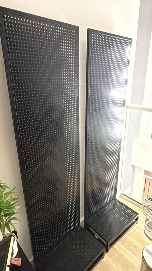 Pegboard Display Stand Shelf Rack Organizer 50L x 40D  x 180H cm