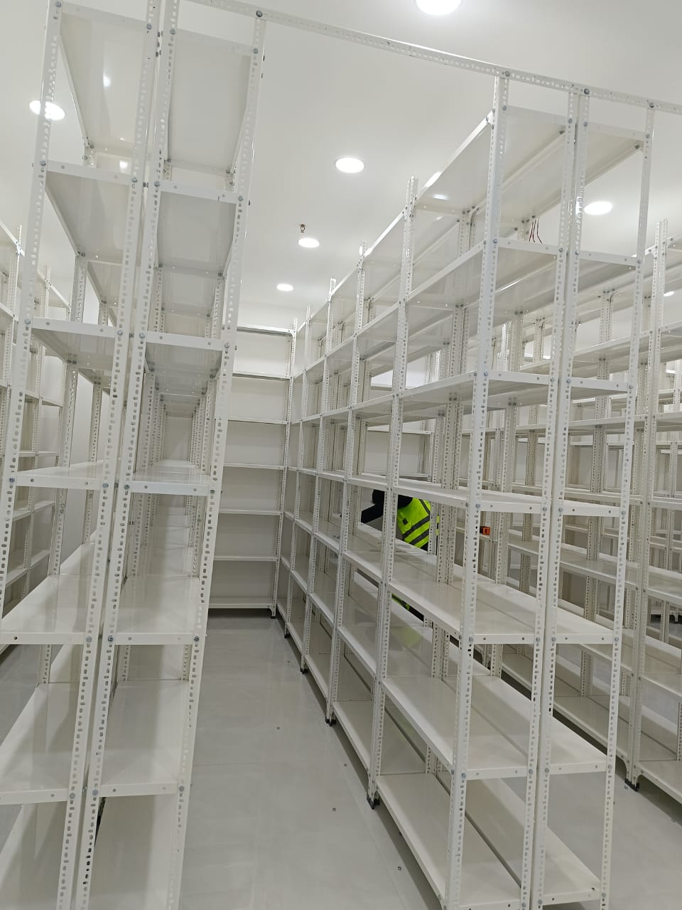 5-Tier Slotted Angle Steel Shelving Unit 200cm | Heavy-Duty Adjustable Storage Rack