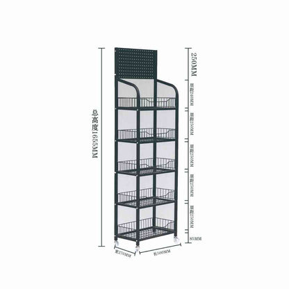 Commercial 5 tier Supermarket Shelf, Convenience Store/Pharmacy Floor standing