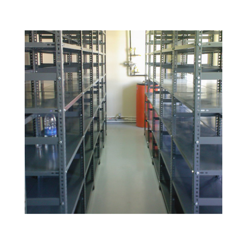 5 Level 200cm Height Adjustable Metal Storage Steel Slotted Angle Shelving Units