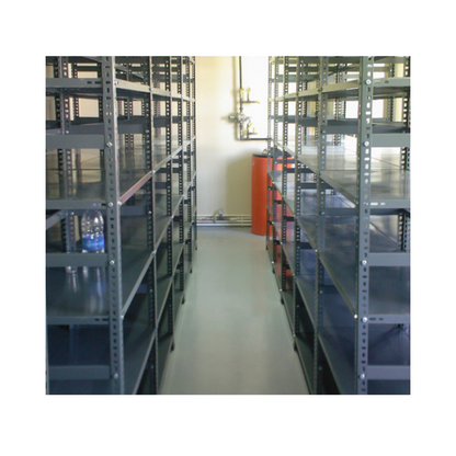 5 Level 200cm Height Adjustable Metal Storage Steel Slotted Angle Shelving Units