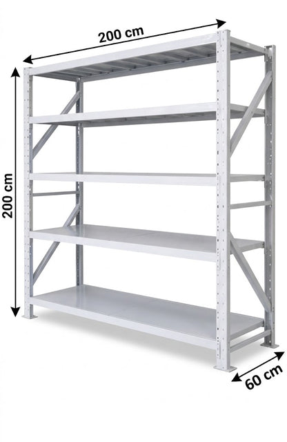 Premium White Heavy Duty Metal Rack (200kg)
